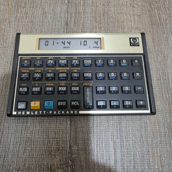 Vintage HP 12C Calculator Made in USA – Tested Working Vintage Hewlett-Packard - Picture 5 of 16